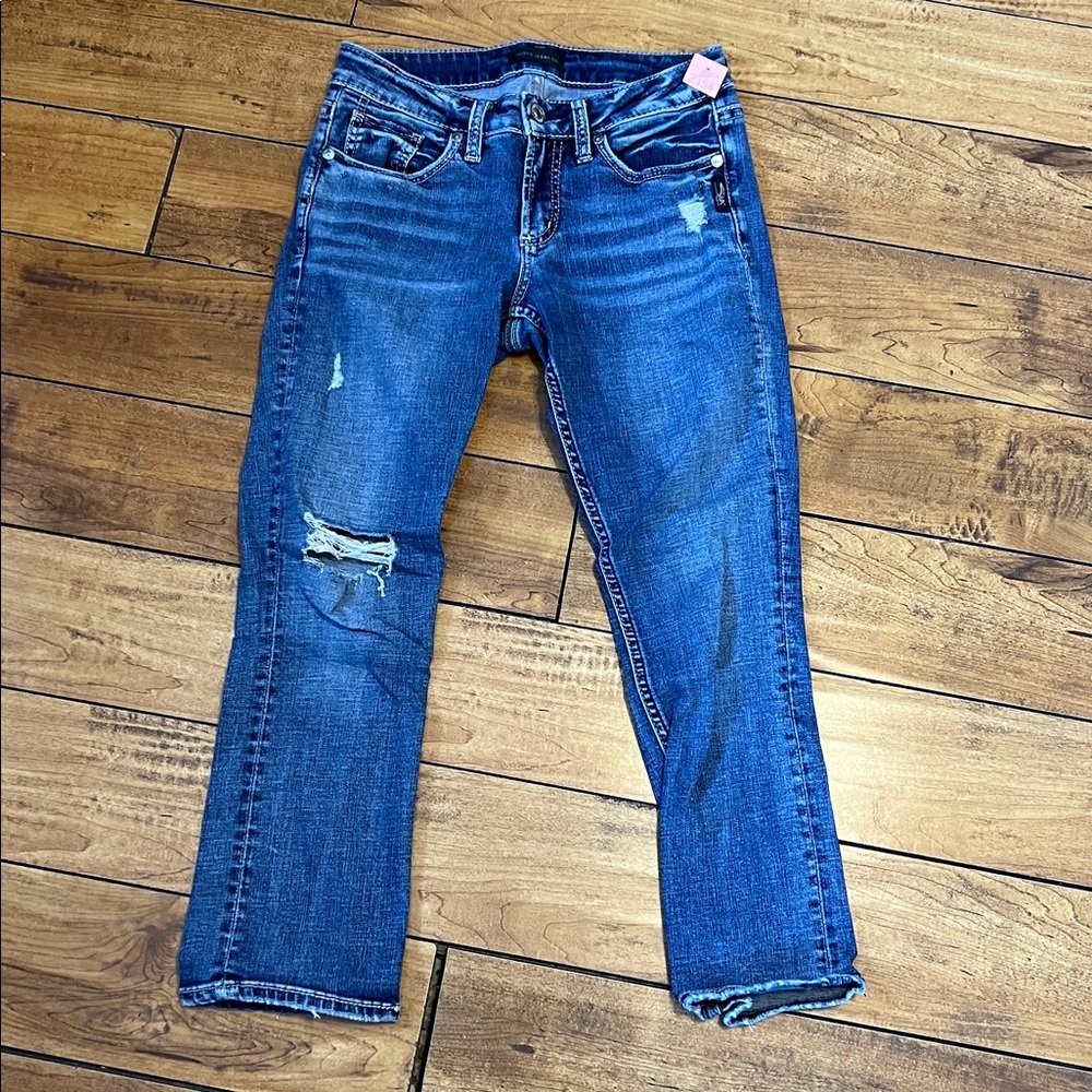 Silver Elyse  Jean Capris